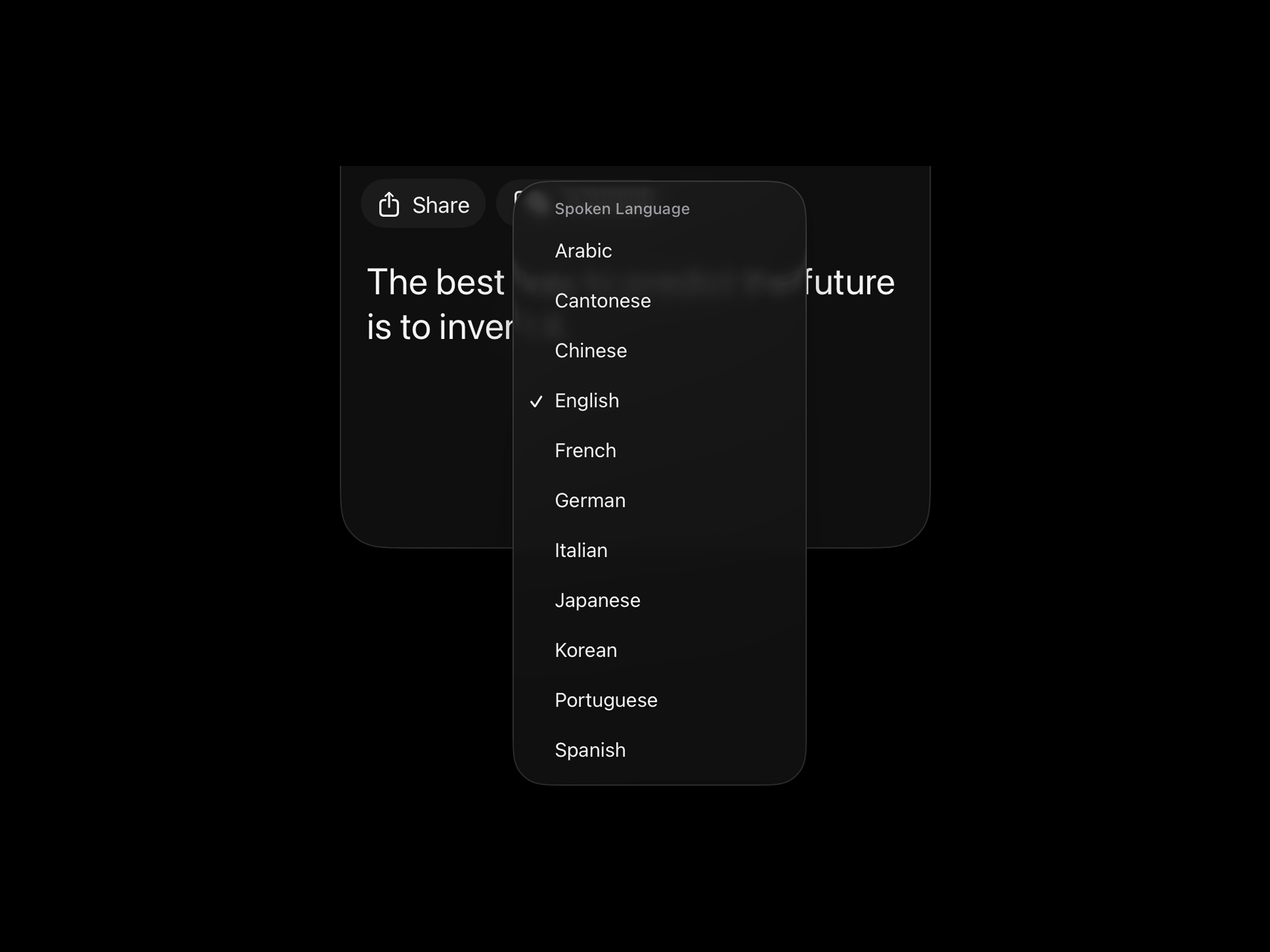 Language transcription and translation in AxNote