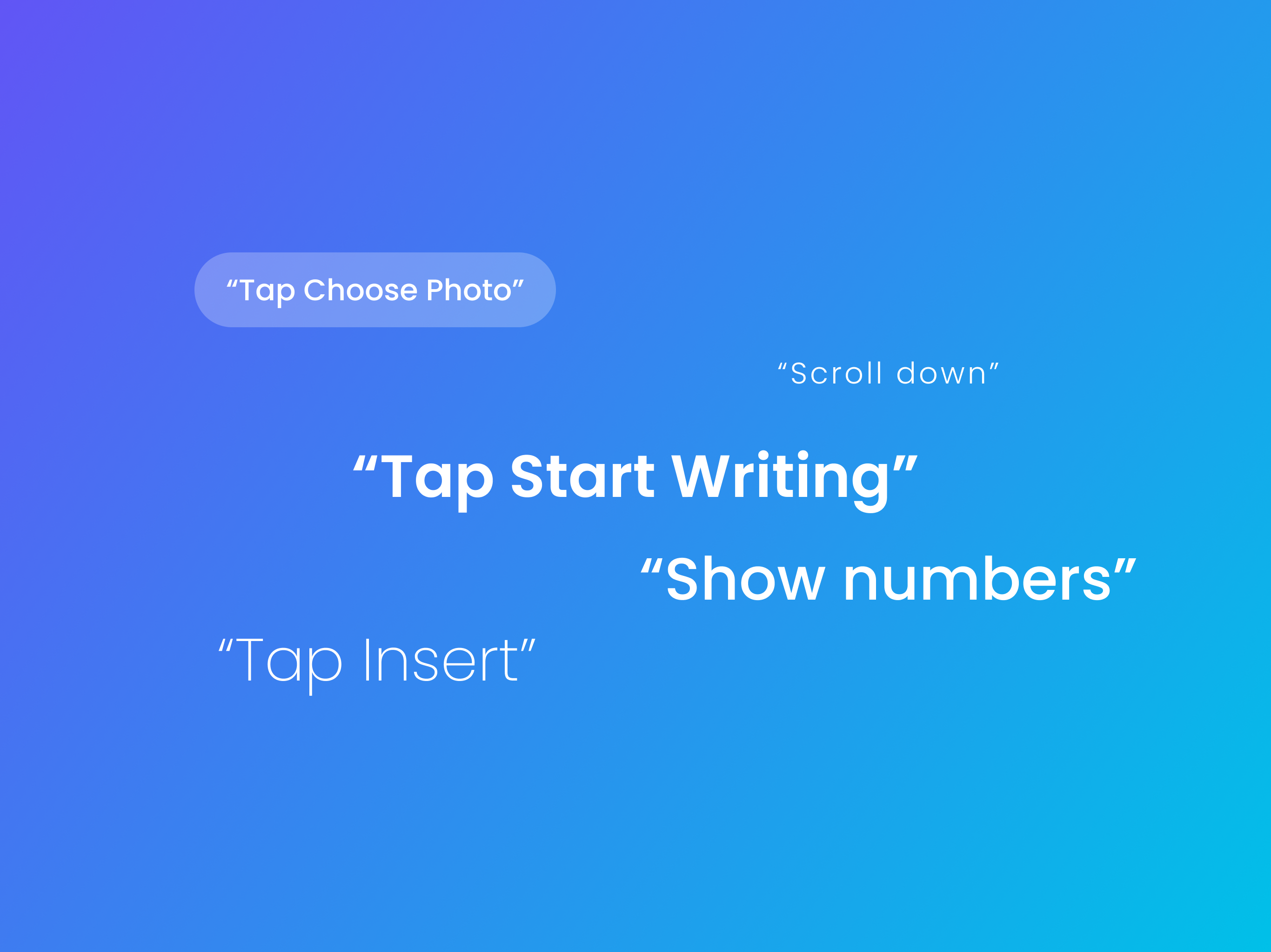 Voice Control accessibility in AxNote